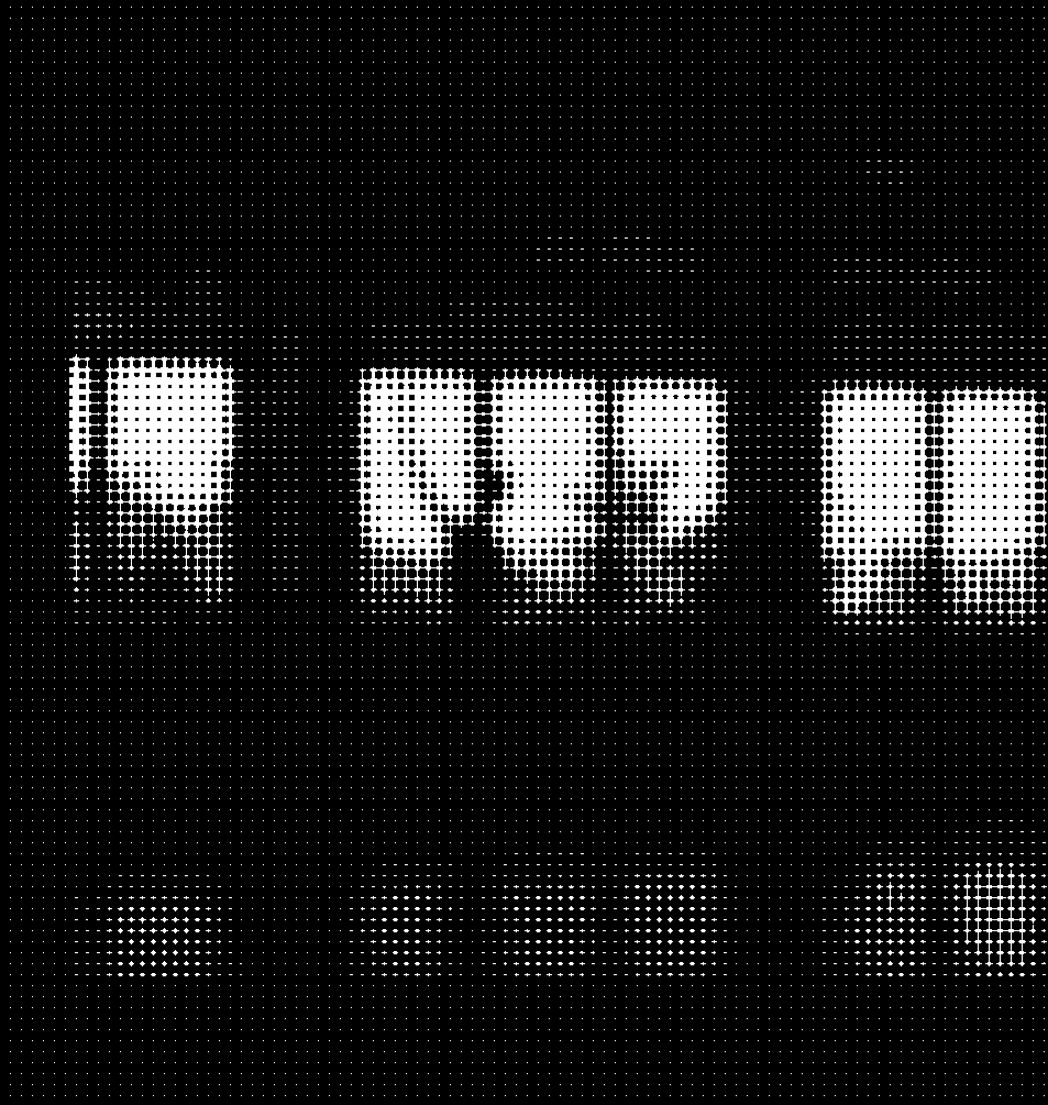 Blurred black and white website header design with subtle text and navigation layout for Star Ballet