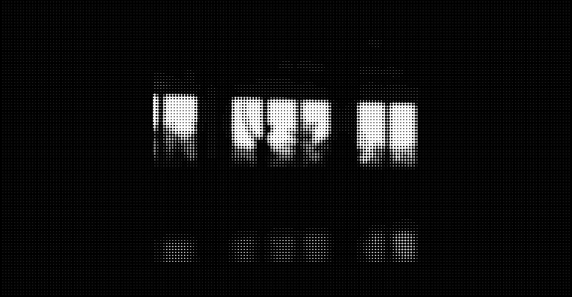 Blurred black and white website header design with subtle text and navigation layout for Star Ballet
